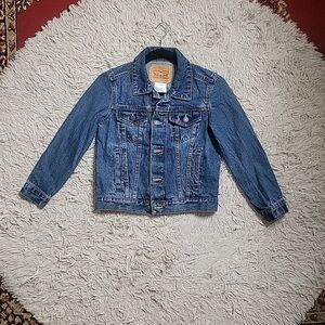 Kids Levi's Jean Jacket Blue Denim Levi Strauss Levis Size Small S Classic ✨️💫